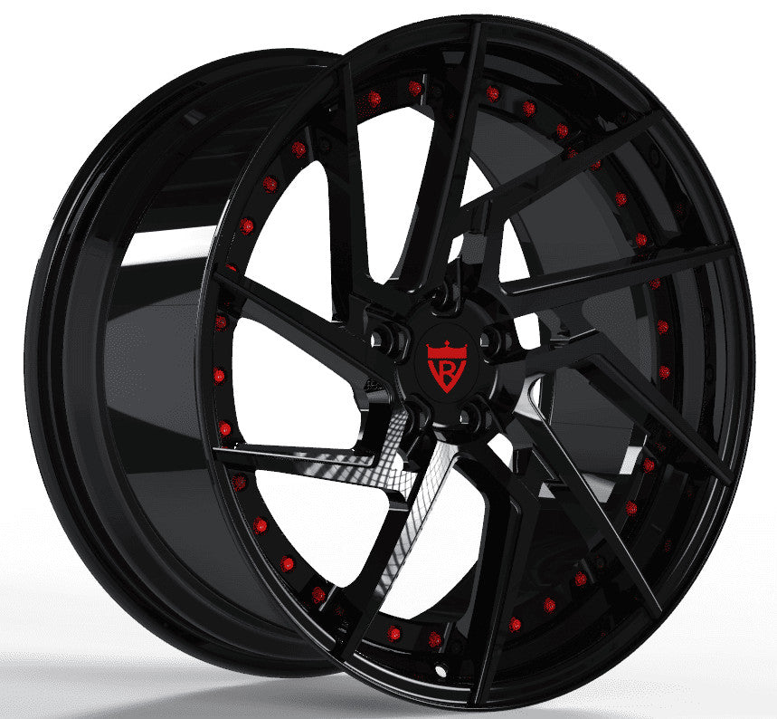 RV-DF041 | Custom Forged 2-Piece Corvette C8 Stingrary Wheels - RVRN Custom Forged Wheels