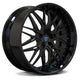 All Gloss Black / Blue Screws