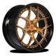 Transparent Copper Spoke. Gloss Black Barrel. Chrome Screws