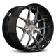 Polished Aluminum Spoke. Gloss Black Barrel. Chrome Screws