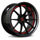 Gloss Black Spoke / RVRN Red Strim / Carbon Fiber Wrapped Lip / Gloss Black Outer Barrel