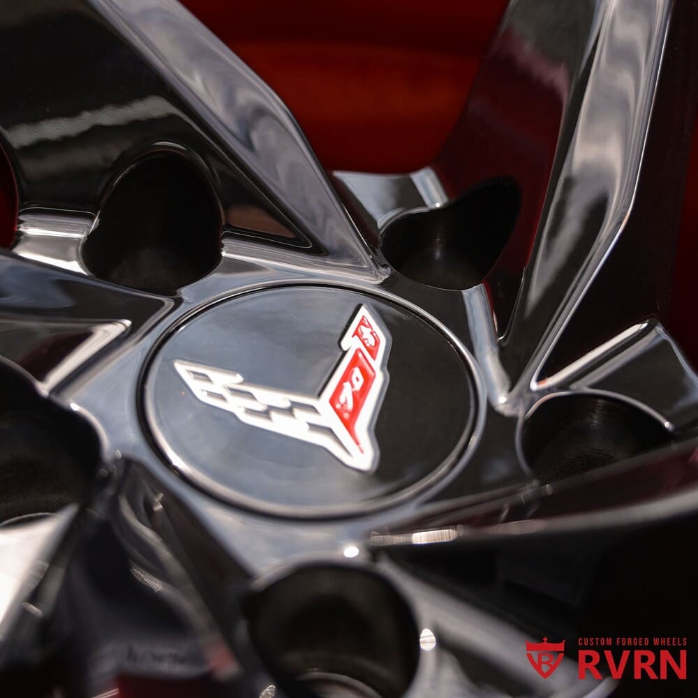 Gloss Black spoke with Color-Matched Black Cherry barrel