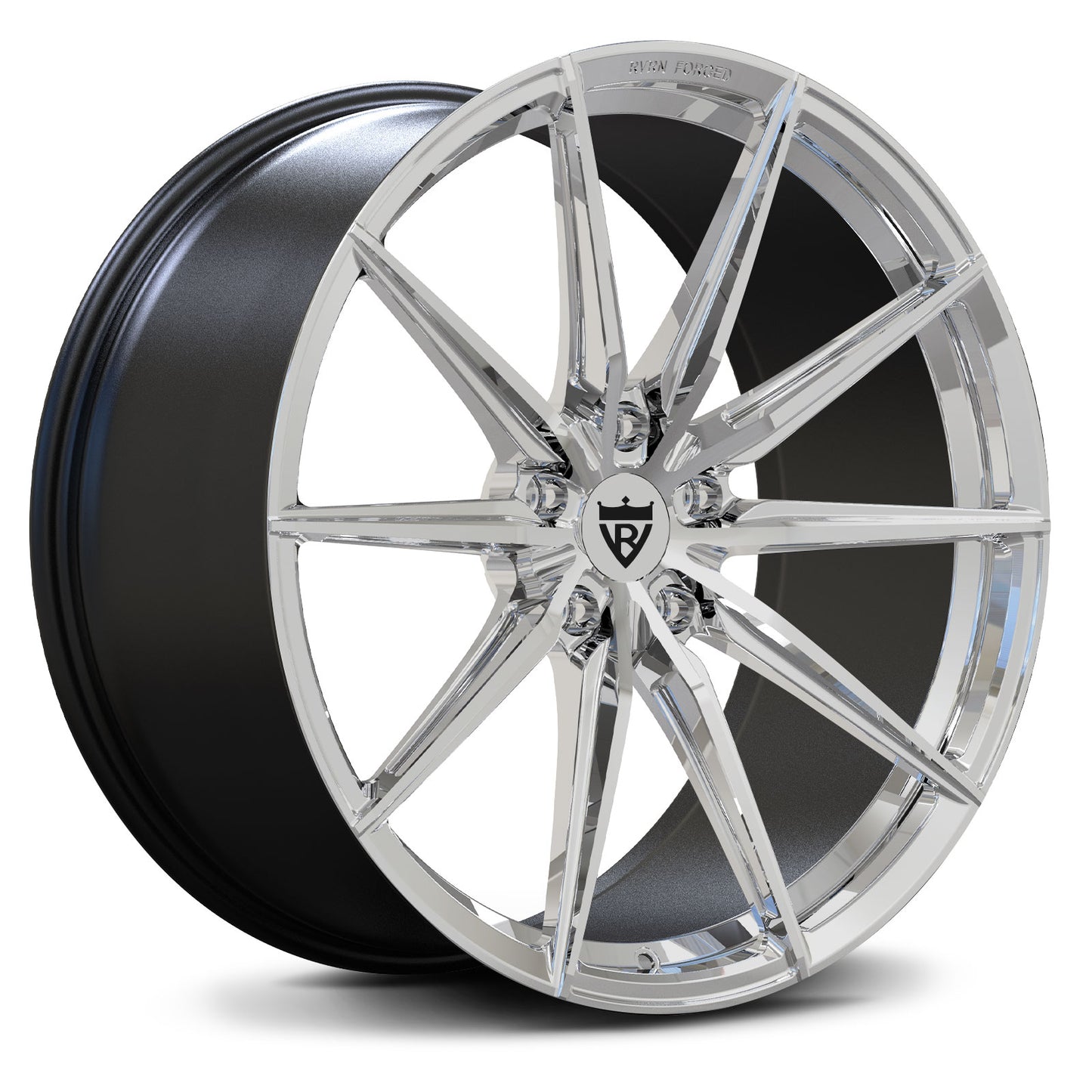 RV-MJ02 forged wheel design for Chevrolet Corvette C6 Z06 – black super concave edition