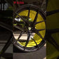 RV-MR05 | Custom Forged Corvette C8 Z06 / E-Ray Super Concave Accelerated Yellow Wheels | 20x10, 21x13 Setup