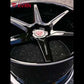 RV-DC19 | Custom Forged Corvette C8 Z06 / E-Ray Black 6 Spoke Wheels | 20x10, 21x13 Setup