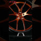 Top aftermarket forged bronze and black wheels for C7 Z06 Corvette parked outside, providing a stunning, modern and concave look-RVRN Custom Forged 2-Piece Wheels RV-DC24