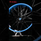 RV-T081 | Custom Forged 2-Piece Corvette C8 Z06 / E-Ray Deep Concave Rapid Blue Wheels | 20x10, 21x13 Setup