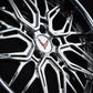 2022 Corvette C8 Chrome Wheels with Deep Dish style, OEM Specs, best custom forged rims for Corvette wheel upgrade