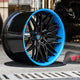 Gloss Black Spoke / Color-Matched Rapid Blue Inner Lips / Gloss Black Barrel / Rapid Blue Screws