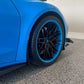 RV-T081 | Custom Forged 2-Piece Corvette C8 Z06 / E-Ray Deep Concave Rapid Blue Wheels | 20x10, 21x13 Setup
