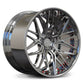 RV-T081 | Custom Forged 2-Piece Corvette C8 Z06 / E-Ray Deep Concave Rapid Blue Wheels | 20x10, 21x13 Setup