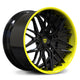 Gloss Black Spoke / Color-Matched Accelerate Yellow Lip & Screws